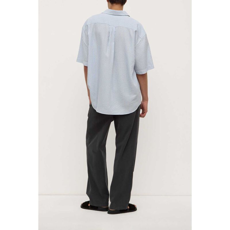 Assembly Label Ezra Short Sleeve Shirt Sora/White image number 1